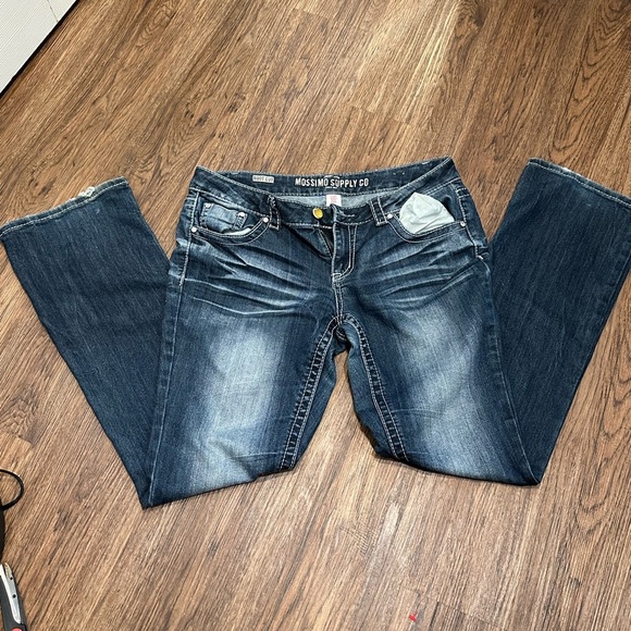 Mossimo Supply Co. boot cut Women's Blue Jeans - Picture 1 of 7